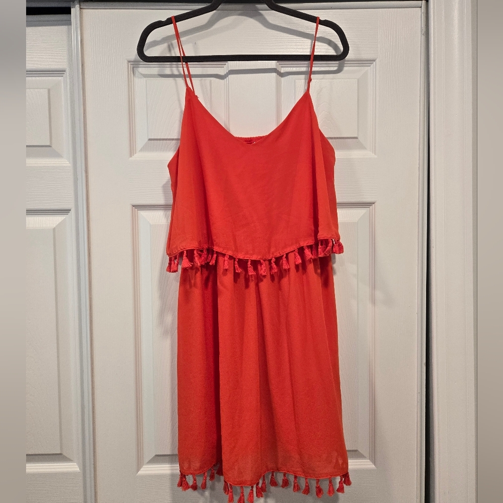 Xhilaration Coral Sleeveless Dress